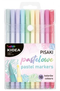 PISAKI PASTELOWE 10 KOLORÓW KIDEA