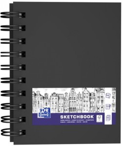 SZKICOWNIK OXFORD ART A6 80K.100GR.CZARNY