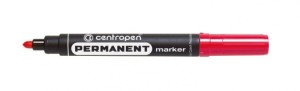 MARKER PERMANENTNY CENTROPEN OKRĄGŁY CZERWONY