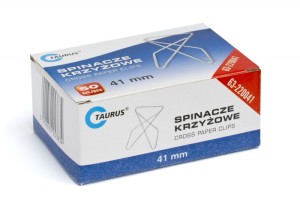 SPINACZE KRZYŻOWE SREBRNE 41MM /50/