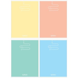 ZESZYT B5 96K.KR PASTEL COLOR BLOCKIN