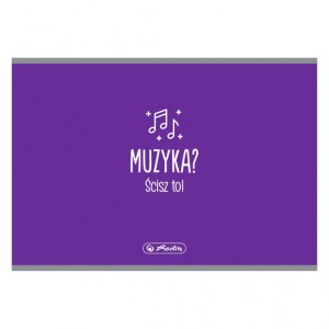 ZESZYT A5 16k DO NUT MUZYKA POPRZECZ