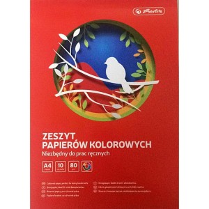 ZESZYT PAP.KOLOROWY A4 10K