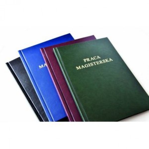 OKŁADKA KAN.A PRACA MAGISTER.CZARNA (ZŁ) PRESTIGE