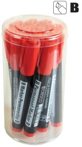 PERMANENT MARKER B CZERWONY