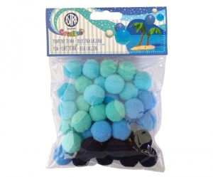 POMPONY 20MM.BŁĘKITNA LAGUNA