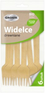 WIDELCE DREWNIANE EKO 6szt.GROSIK