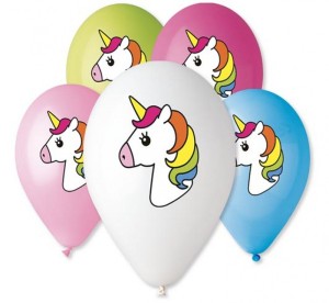 BALONY PREMIUM JEDNOROŻEC NAD KOLOR 12" /5/