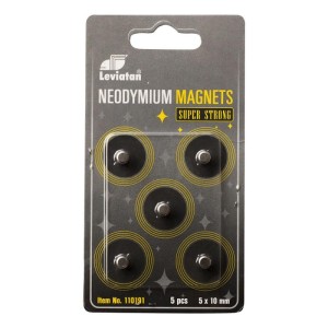 MAGNESY NEODYMOWE LEVIATAN 10MM /5/