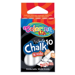 KREDA BIAŁA BEZPYŁOWA 10szt.
