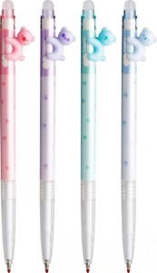DŁUGOPIS USUWALNY PASTEL BEARS 0,5 NIEBIESKI /12/
