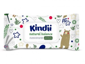 CLEANIC KINDII CHUSTECZKI NAWIL.NAT.BALANCE 60szt.