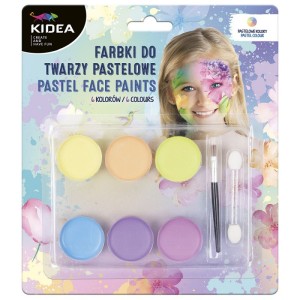 FARBY DO TWARZY PASTELOWE 6KOL.KIDEA