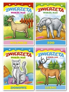 KSIĄŻECZKA ZWIERZĘTA WOKÓŁ NAS