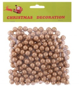 KULKI STEROPIANOWE ZŁOTE 12MM