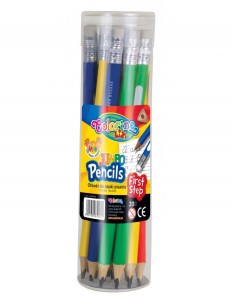 OŁÓWEK DO NAUKI PISANIA JUMBO TRÓJKĄTNY COLORINO