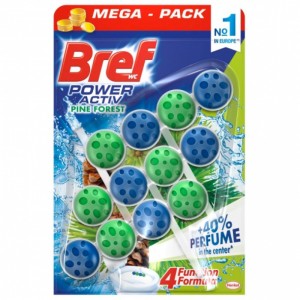 BREF POWER ACTIV WC KULKI 3X50GR.LEŚNY