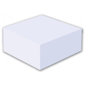 KOSTKA BIAŁA NIEKLEJONA 85X85X75MM