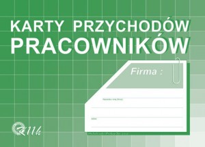 KARTY PRZYCHODÓW PRACOWNIKÓW A4 K11-H
