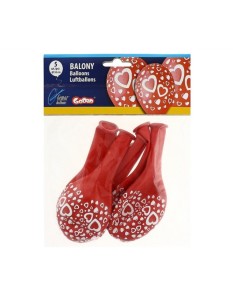 BALONY PREMIUM "SERDUSZKA" 12" 5szt.