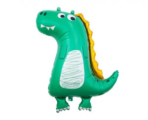 BALON FOLIOWY DINOZAUR (RYSUNKOWY) 89CM.
