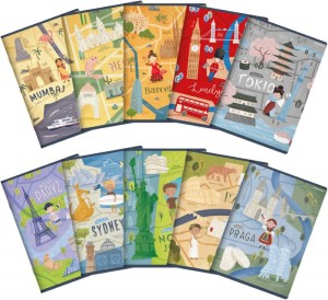 ZESZYT TOP CITIES A5 16K.LINIA PODW.KOLOR.20szt.