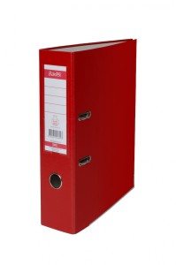 SEGREGATOR PP A4 XXL 8cm CZERWONY 1szt