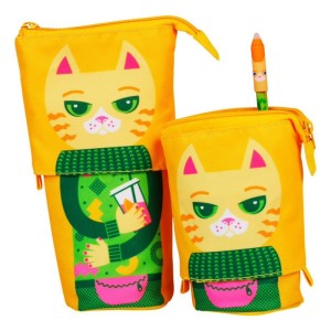 PIÓRNIK SASZETKA COOL GANG KITTY ŻÓŁTY H-COL