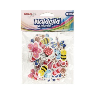 NAKLEJKI Z PIANKI PVC43 OWADY 2 50szt.