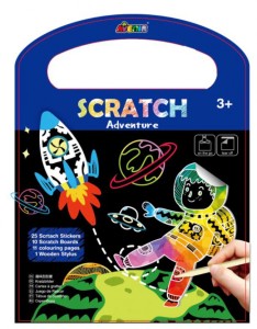 KSIĄŻKA Z WYDRAPYWANKAMI PRZYGODA