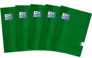 ZESZYT OXFORD ESSE A4 60K.KRATKA ZIELONY /5/
