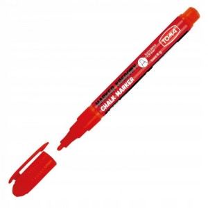 MARKER KREDOWY FINE 1,5MM CZERWONY