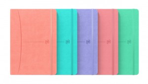 NOTATNIK OXFORD SIGNATURE A5/80K KRATKA PASTEL