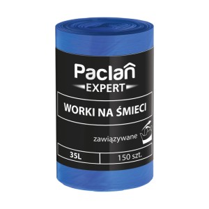 PACLAN WORKI NA ŚMIECI 35L.EXPERT WIĄZANE 150szt.