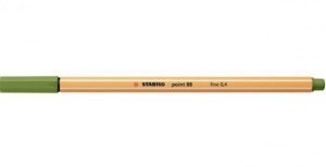 CIENKOPIS STABILO POINT 88 MOSS GREEN 88/35