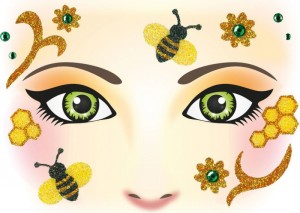 NAKLEJKA FACE ART DO TWARZY