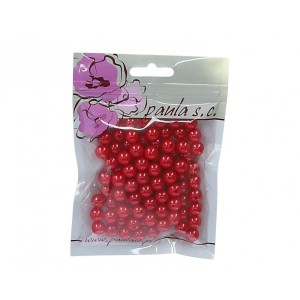 KORALE 10MM CZERWONE