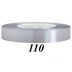 WSTĄŻKA SATYNOWA 12MM/32MB SREBRNA