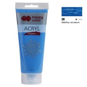 FARBA AKRYLOWA STUDIO 200ML H.COLOR BŁĘK.CERULEUM