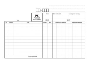 POLECENIE KSIĘGOWANIA A5 OFFSET K-167