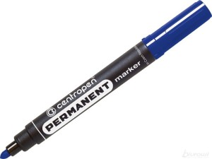 MARKER PERMANANTNY CENTROPEN ŚCIĘTY NIEBIESKI