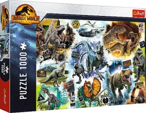 Puzzle 1000 - Na tropie dinozaurów !
