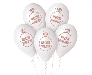 BALONY PREMIUM HEL WIECZÓR PANIEŃSKI 13" 5szt.