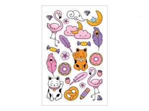 TATUAŻ 16009 8,5X13 KOTY