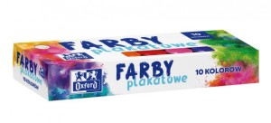 FARBY PLAKATOWE OXFORD 10 KOLORÓW