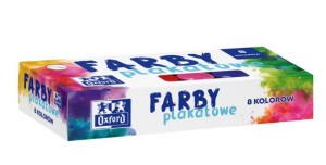 FARBY PLAKATOWE OXFORD 8 KOLORÓW