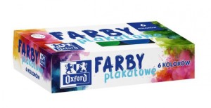 FARBY PLAKATOWE OXFORD 6 KOLORÓW