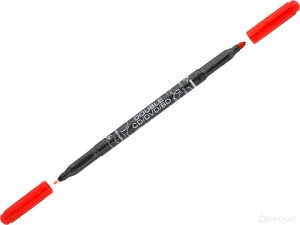 DWUSTRONNY MARKER DO CD/DVD CENTROPEN CZERWONY