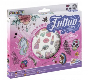 ZESTAW DO TATUAŻU 10 ARKUSZY MIX 2 SZT