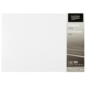 KOPERTY OZD. B5 150GR.PEARL DIAMENTOWA BIEL K /10/